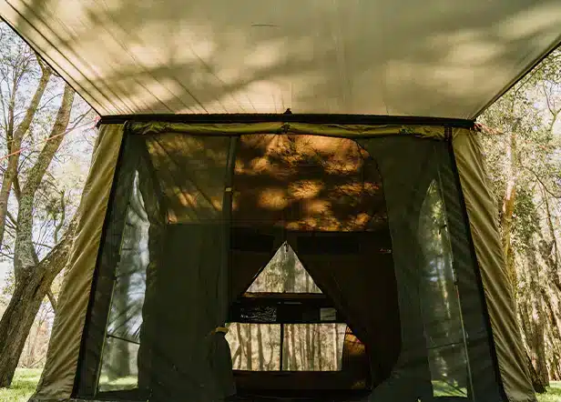Oztent RV-3 Plus Front Panel | Oztent South Africa | 30 Second Canvas Tents Oztent RV-3 Plus Front Panel