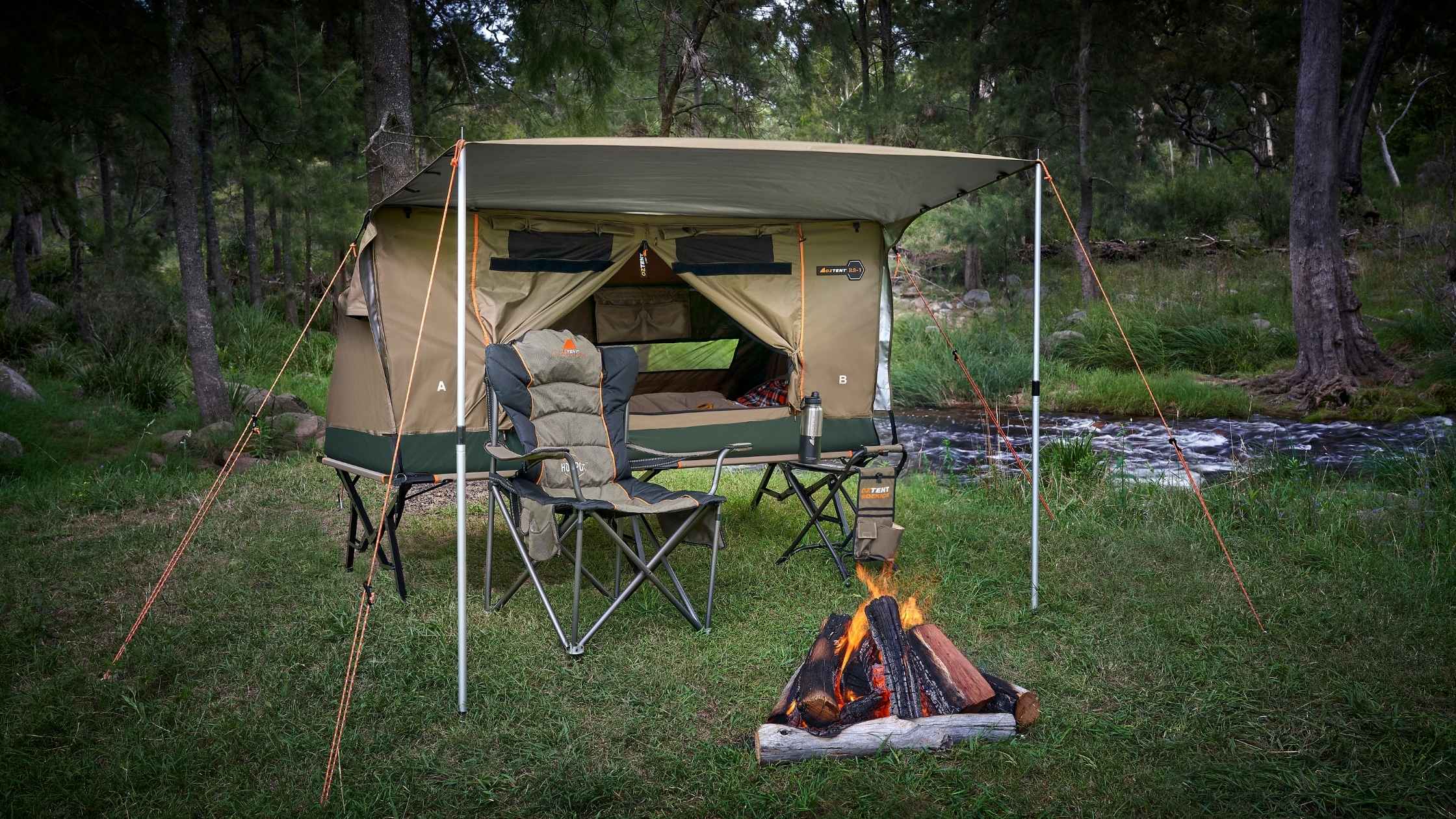 Build Your Perfect Oztent Camping Setup | Oztent South Africa | 30 Second Canvas Tents Build Your Perfect Oztent Camping Setup