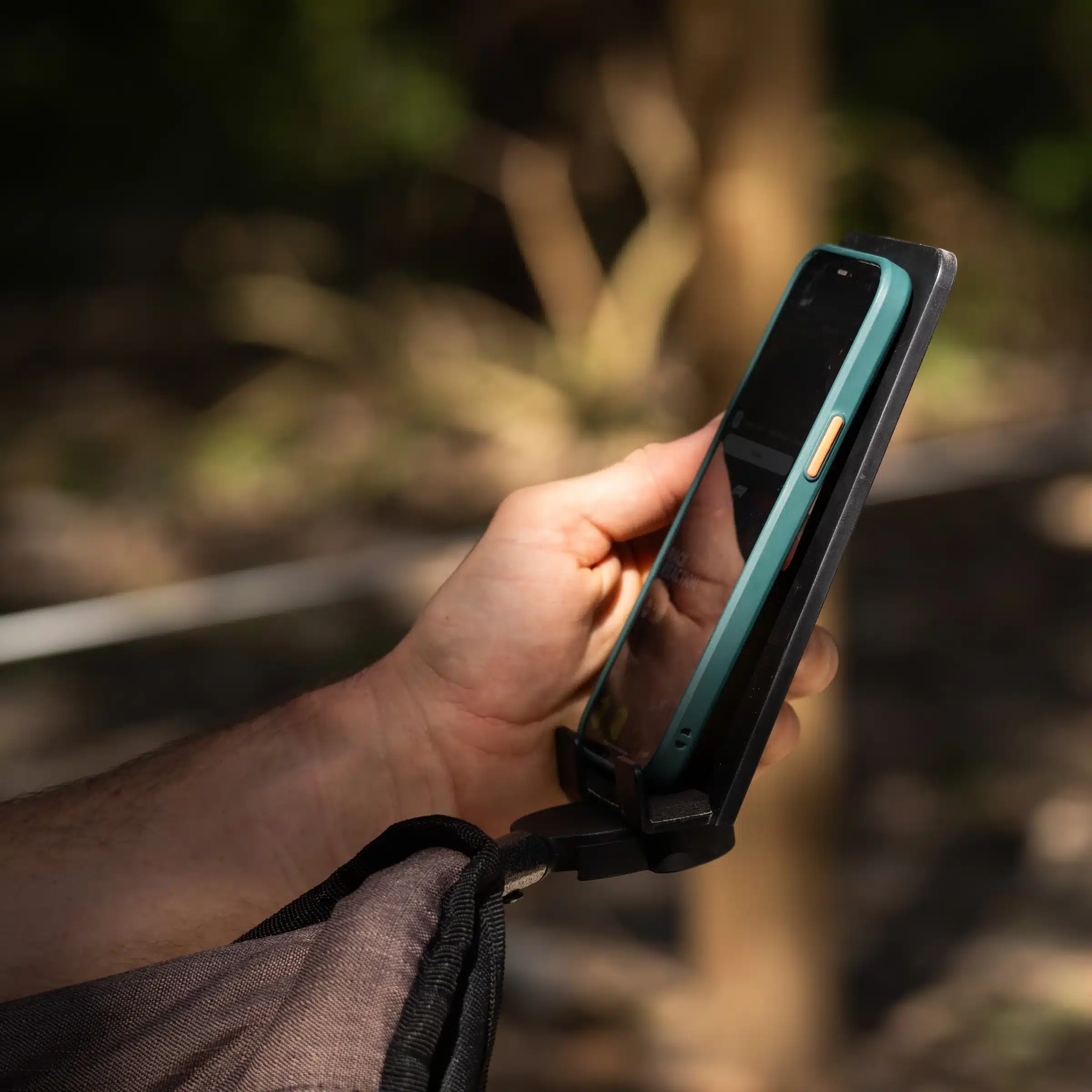 Oztent Lock-On Device Holder 1 | Oztent South Africa | 30 Second Canvas Tents Oztent Lock-On Device Holder