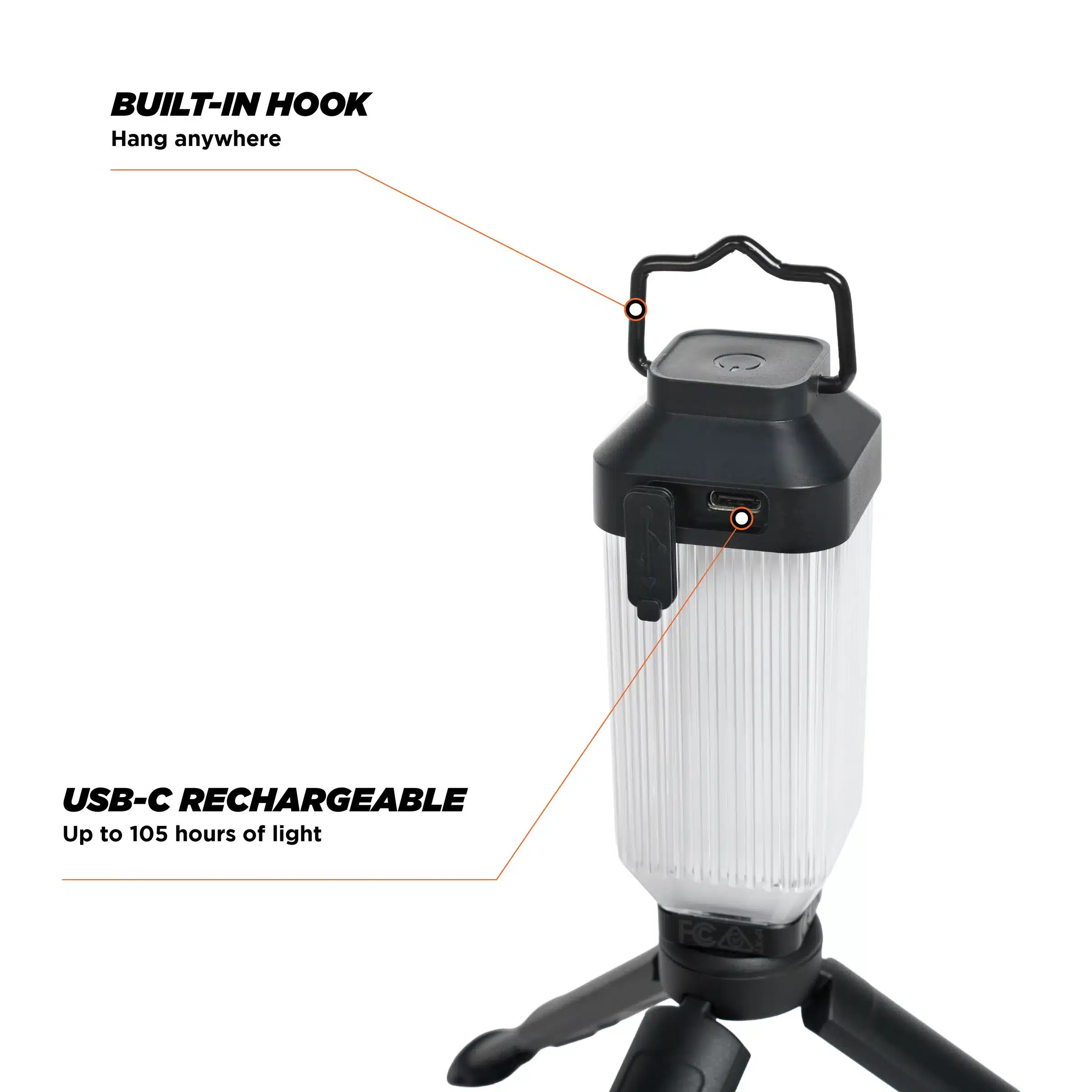 Oztent Lock-On Mini Lamp 4 | Oztent South Africa | 30 Second Canvas Tents Oztent Lock-On Mini Lamp