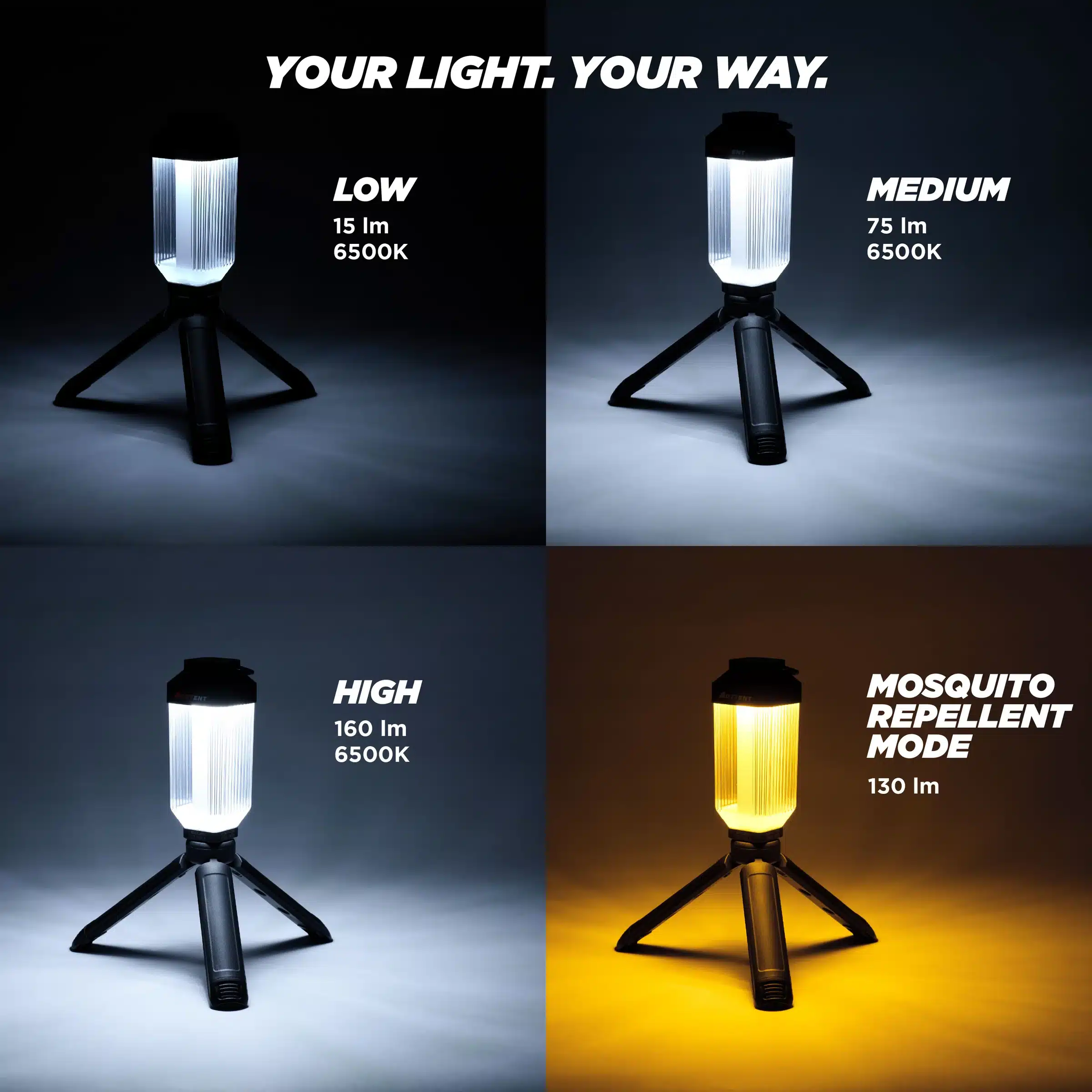 Oztent Lock-On Mini Lamp 8 | Oztent South Africa | 30 Second Canvas Tents Oztent Lock-On Mini Lamp